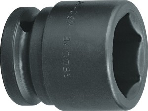 Klucz nasadowy udarowy K 19 1/2 cal. rozmiar klucza 16 mm długość 38 mm GEDORE