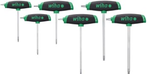 Zestaw wkrętaków z uchwytami poprzeczn. 364DSK T10-T30 TORX® z bocznym odbiorem