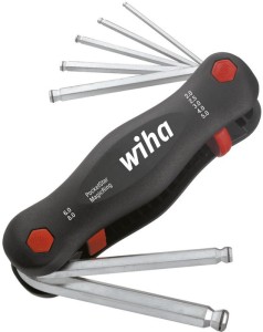 Zestaw wkrętaków 369R P7 7-częśc. składany uchwyt rk 2–8 mm gałka kulista stal C