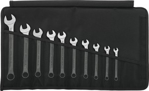 Zestaw kluczy oczkowo-płaskich 13/10 KT 10-częśc. rozmiar klucza 8–19 mm kształt