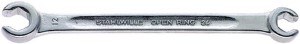 Klucz oczkowy dwustronny OPEN-RING 24 10 x 12 mm 160 mm z 6-kąt. STAHLWILLE
