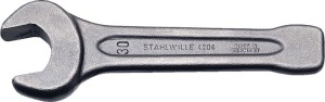 Klucz płaski udarowy 4204 rozmiar klucza 30 mm długość 190 mm stal chromowa-stop