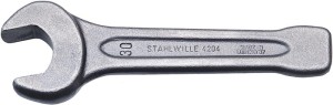 Klucz płaski udarowy 4204 rozmiar klucza 32 mm długość 190 mm stal chromowa-stop