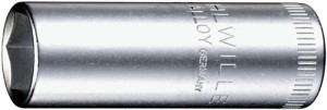 Klucz nasadowy 40 L 1/4 cal. 6-kątowy, długi rozmiar klucza 6 mm długość 50 mm S