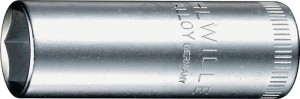 Klucz nasadowy 40 L 1/4 cal. 6-kątowy, długi rozmiar klucza 13 mm długość 50 mm