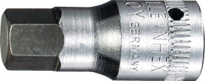 Klucz nasadowy 44 K 1/4 cal. wewn. 6-kątowy rozmiar klucza 8 mm długość 28 mm ST
