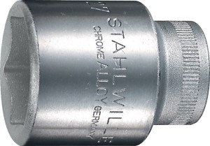Klucz nasadowy 52 1/2 cal. 6-kątowy rozmiar klucza 27 mm długość 45 mm STAHLWILL