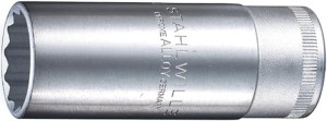 Klucz nasadowy 51 1/2 cal. 12-kątowy rozmiar klucza 19 mm długość 83 mm STAHLWIL