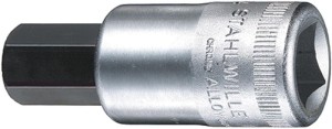 Klucz nasadowy 54 1/2 cal. wewn. 6-kątowy rozmiar klucza 4 mm długość 60 mm STAH
