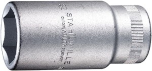 Klucz nasadowy 56 3/4 cal. 6-kątowy rozmiar klucza 27 mm długość 90 mm STAHLWILL