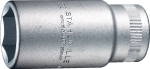 Klucz nasadowy 56 3/4 cal. 6-kątowy rozmiar klucza 32 mm długość 90 mm STAHLWILL