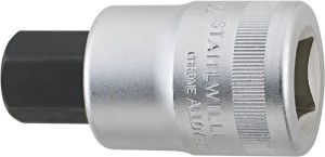 Klucz nasadowy 59 3/4 cal. wewn. 6-kątowy rozmiar klucza 22 mm długość 80 mm STA