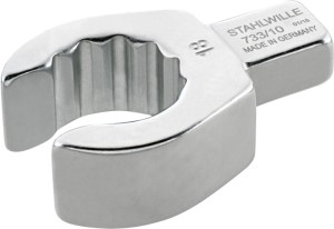 Klucz wtykowy oczkowy 733/10 10 rozmiar klucza 10 mm 9 x 12 mm stal chromowa-sto
