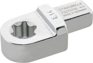 Narzędzie wtykowe 732TX/10 E 12 rozmiar klucza E12 9 x 12 mm stal chromowa-stopo