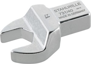 Klucz wtykowy płaski 731/40 22 rozmiar klucza 22 mm 14 x 18 mm stal chromowa-sto
