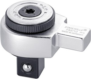 Grzechotka wtykowa z przełącznikiem 735/10 1/2 cal. 9 x 12 mm stal chromowa-stop