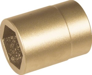 Klucz nasadowy 1/2 cal. 6-kątowy rozmiar klucza 10 mm długość 40 mm nieiskrzący