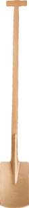 Szpadel 260 x 170 mm z trzonkiem T nieiskrzący ENDRES TOOLS