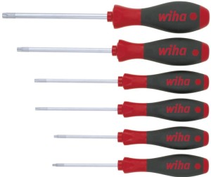 Zestaw wkrętaków 6-częśc. TORX® uchwyty wielokomponentowe okrągły trzpień WIHA