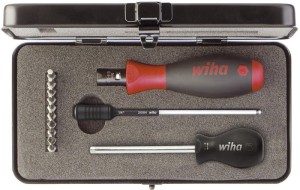 Zestaw wkrętaków dynamometrycznych 2852 S10 13-częśc. 1–5 Nm z regulacją WIHA