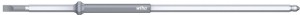Trzpień wymienny 26279 ostrze szer. 4 x 0,8 mm dł. 175 mm do wkrętów z rowkiem p