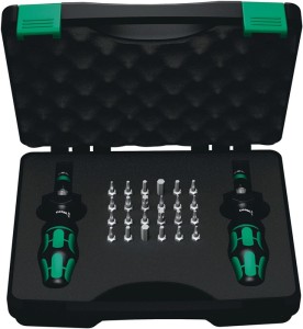 Zestaw wkrętaków dynamometrycznych 7440/41 26-częśc. 0,3–3 Nm z regulacją WERA