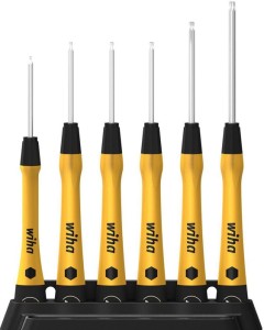 Zestaw wkrętaków do mechaniki precyzyj. 277PK601 6-części TORX® ESD WIHA