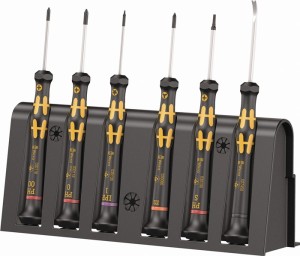 Zestaw wkr. do mech. precyzyjnej Kraftform Micro 6 ESD 6-częśc. WERA