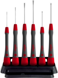 Zestaw wkrętaków do mech.precyzyjnej 260 PK 601 6-częśc. szczelina/PH WIHA