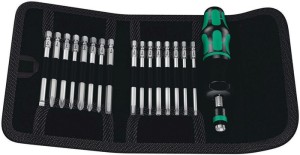Zestaw wkrętaków dynamometrycznych KK 60 Torque 17-częśc. 1,2–3 Nm z regulacją W