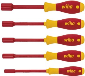 Zestaw wkrętaków nasadowych 322 K5 5-częśc. 5,5–7,0–8,0–10,0–13,0 mm uchwyt wiel