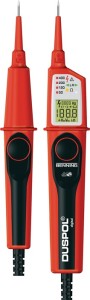 Cyfrowy wskaźnik napięcia DUSPOL® cyfrowy 1–1000 V AC/1–1200 V DC CAT IV 600V/CA