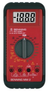 Miernik uniwersalny MM 2 0,1 mV – 600 V AC/DC RMS BENNING