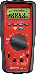 Miernik uniwersalny MM 7-1 0,00001 V – 1000 V AC/DC TRUE RMS BENNING