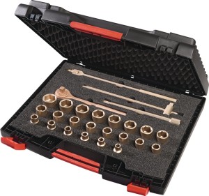 Skrzynka na narzędzia 27-częśc. rk 10–32 mm napęd 1/2 cal. ENDRES TOOLS