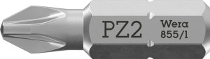 Bit 855/1 Z 1/4 cal. PZD 2 długość 25 mm 6-kąt. WERA