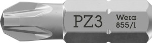Bit 855/1 Z 1/4 cal. PZD 3 długość 25 mm 6-kąt. WERA