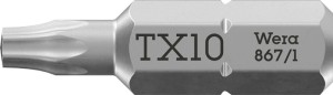 Bit 867/1 1/4 cal. T 10 długość 25 mm 6-kąt. WERA