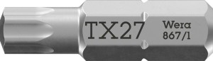 Bit 867/1 1/4 cal. T 27 długość 25 mm 6-kąt. WERA
