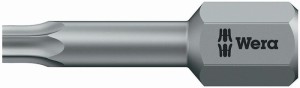 Bit 867/1 TZ 1/4 cal. T 10 długość 25 mm strefa skrętu, twardy WERA