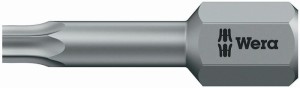 Bit 867/1 TZ 1/4 cal. T 15 długość 25 mm strefa skrętu, twardy WERA