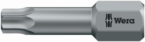 Bit 867/1 TZ 1/4 cal. T 25 długość 25 mm strefa skrętu, twardy WERA