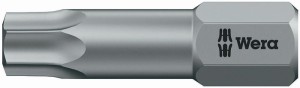 Bit 867/1 TZ 1/4 cal. T 30 długość 25 mm strefa skrętu, twardy WERA