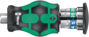 Uchwyt do bitów z magazynkiem magazynek K K Stubby 6-częśc. TORX/6-kąt. WERA