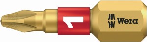 Bit 851/1 BDC 1/4 cal. PH 1 długość 25 mm BiTorsion, powlekany diamentem WERA