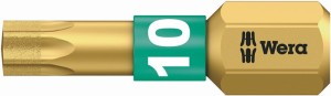 Bit 867/1 BDC 1/4 cal. T 10 długość 25 mm BiTorsion, powlekany diamentem WERA