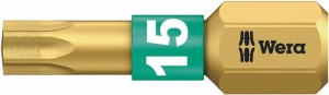 Bit 867/1 BDC 1/4 cal. T 15 długość 25 mm BiTorsion, powlekany diamentem WERA