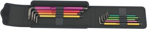 Zestaw kluczy trzpieniowych Bicycle Set 4 9-częśc. torba tekstylna rk 2–8 mm – T