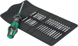 Asortyment bitów KK Turbo 1 19-częśc. szczelina/PH/PZD/ TORX®/6-kąt. WERA
