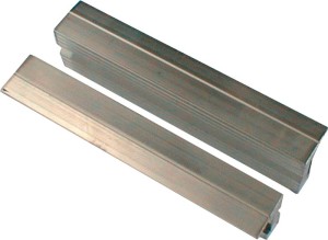 Szczęka ochronna do imadła 47/5 N do szerokość szczęk 120 mm profil rowkowy alum